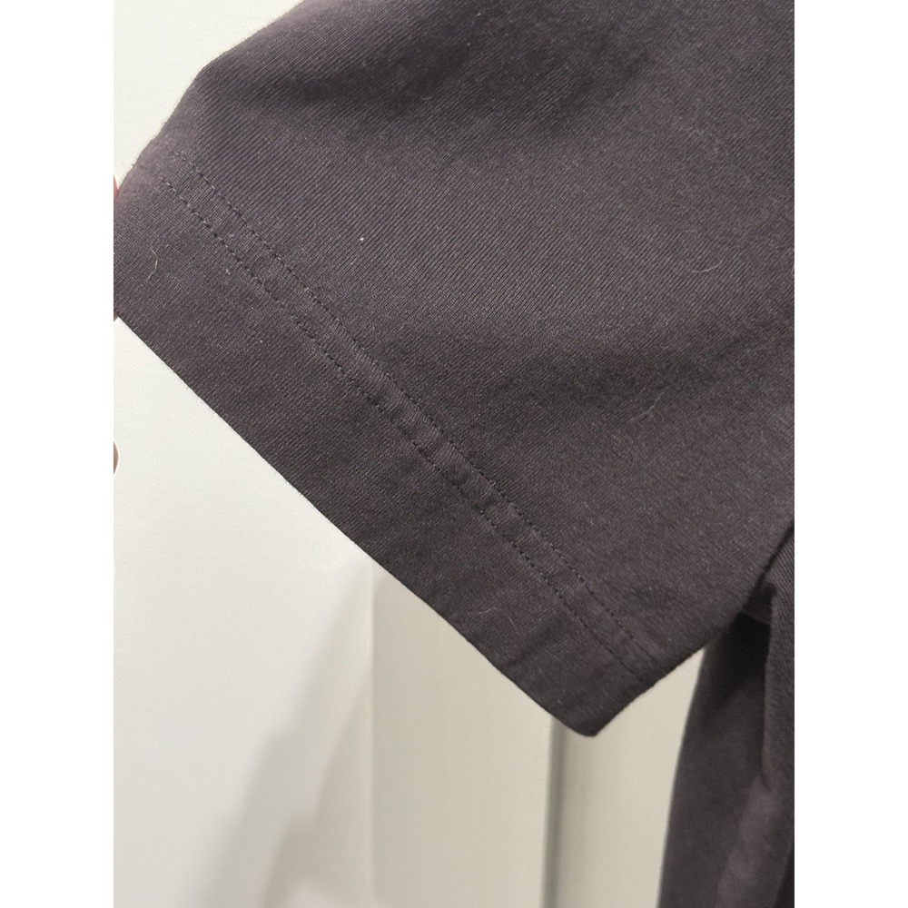 H & M black basic t shirt dress short sleeve‎ medium 100% cotton comfy classic - Picture 10 of 10